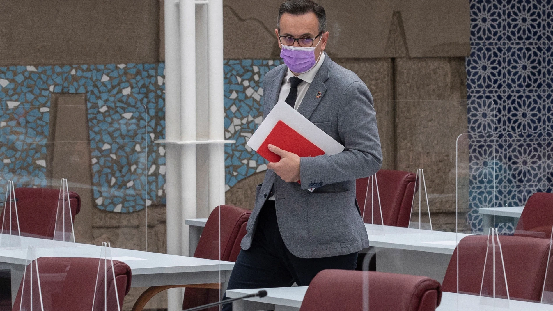 El secretario general del PSOE en la Región de Murcia y portavoz del grupo parlamentario socialista en el parlamento murciano