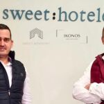 Los socios fundadores de Sweet Hoteles, Luis Fernández y Sergio Navarro