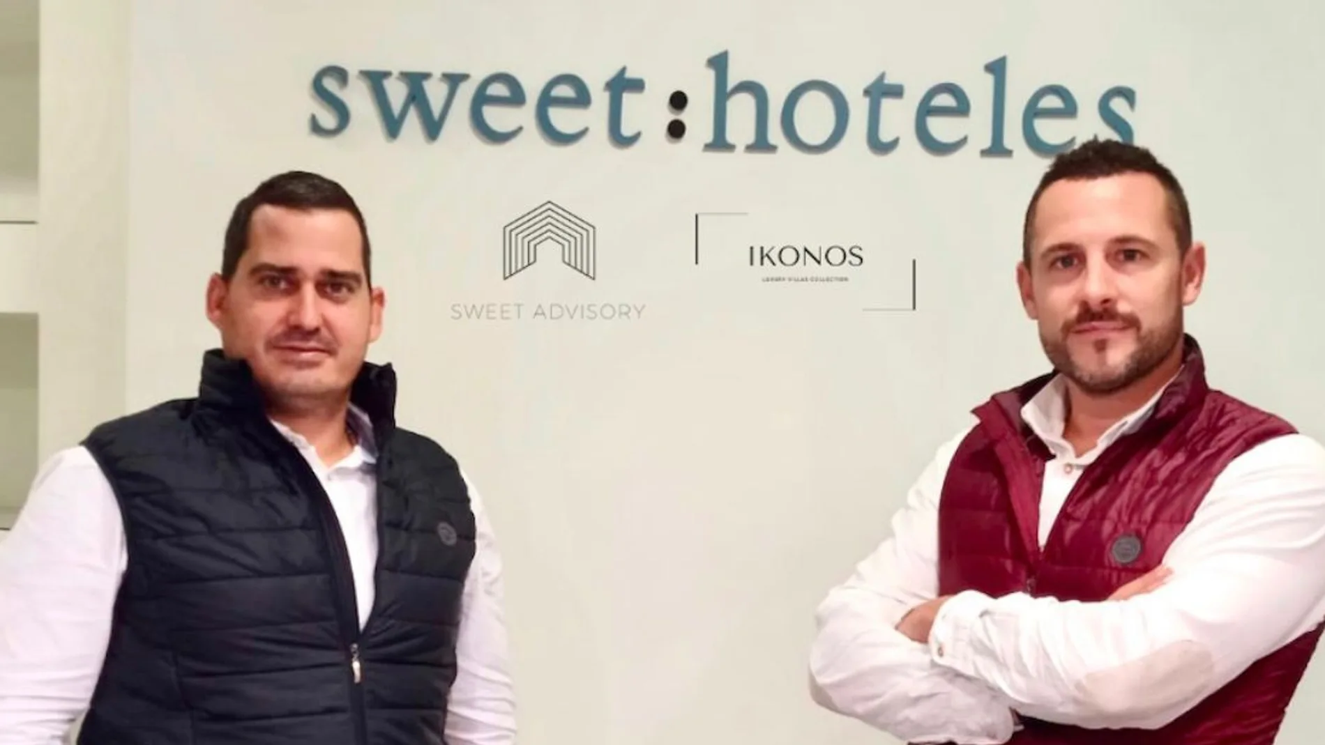Los socios fundadores de Sweet Hoteles, Luis Fernández y Sergio Navarro
