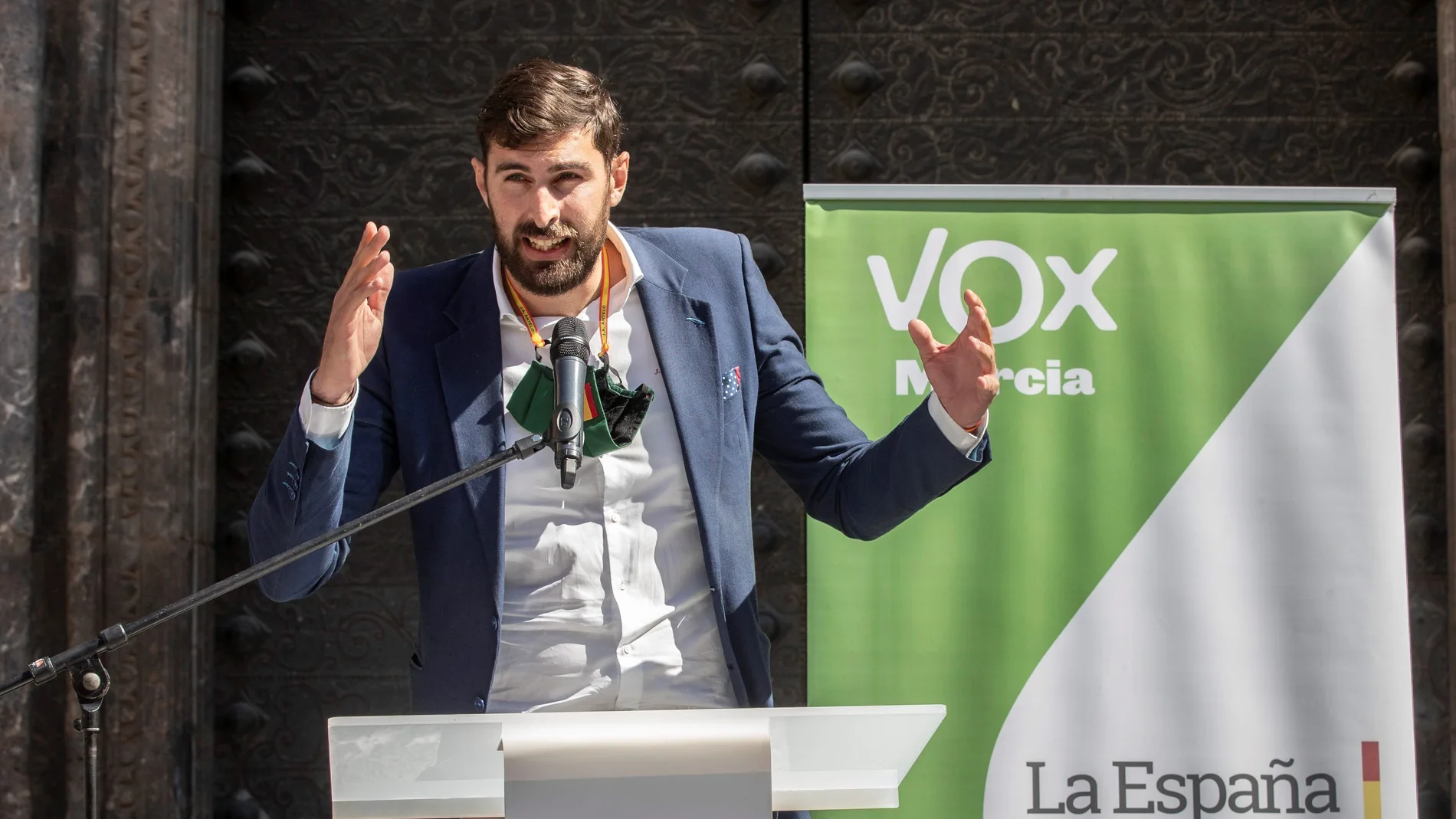 El líder de Vox en la Región de Murcia, José Ángel Antelo.