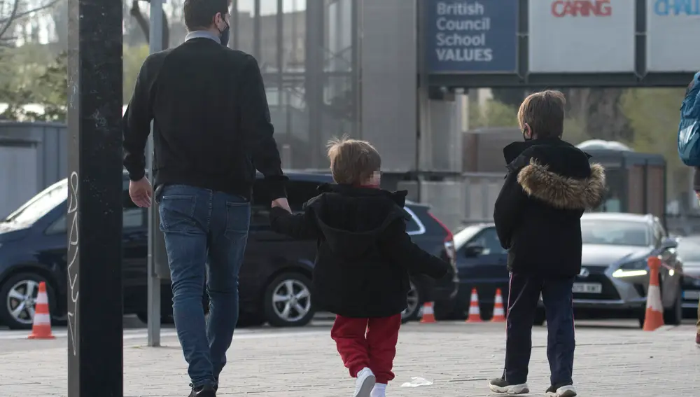Iker Casillas lleva a sus hijos al colegio Óscar Ortiz / Europa Press11/03/2021