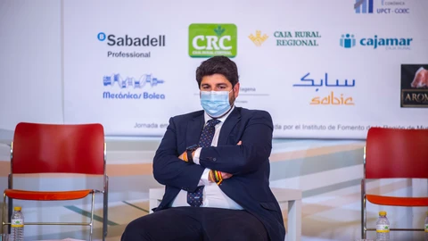 El presidente de la Comunidad Autónoma de la Región de Murcia, Fernando López Miras