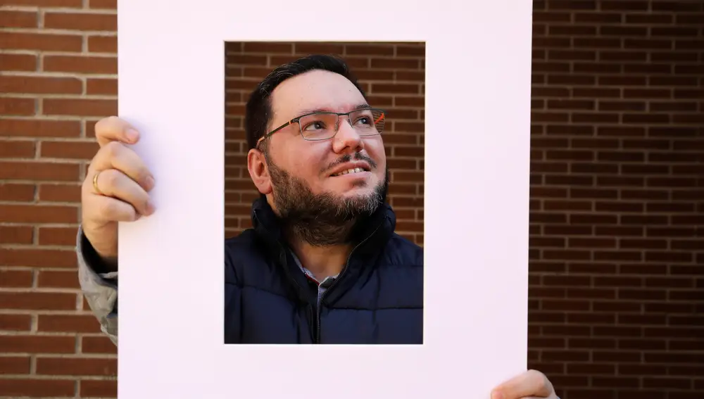 11/03/21 Madrid. Alcalá de HenaresJuan Vicente Parra Ávila, paciente de Covid-19 que venció la enfermedad.@Cipriano Pastrano