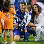 Iker Casillas, Sara Carbonero y sus hijos.