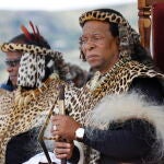 El rey zulú Goodwill Zwelithini, en una imagen de enero de 2019