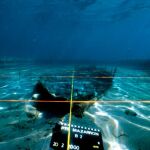 Imagen del barco fenicio Mazarrón II, en el fondo de las aguas de Murcia