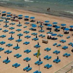 Benidorm en el verano post Covid con poco turismo y las playas vacías