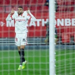 En-Nesyri marcó el gol del Sevilla que decidió el derbi