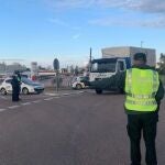 Control de tráfico de la Guardia Civil.14/03/2021