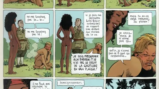 Una de las viñetas del cómic &quot;Niala&quot;