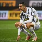 Cristiano Ronaldo marcó tres goles al Cagliari