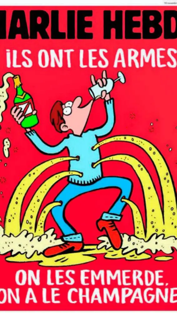 La portada de "Charlie Hebdo" que hacía sátira de los atentados que sufrió la propia revista en 2015