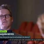 Momento de la entrevista de Cristina Pardo a Joaquín reyes