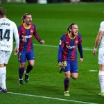 Mingueza marcó ante el Huesca su primer gol con el primer equipo del Barcelona