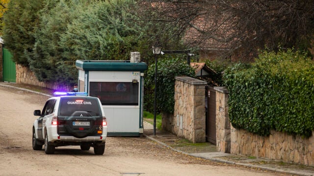 Casa de Pablo Iglesias e Irene Montero en el termino de Galapagar con seguridad de la Guardia Civil