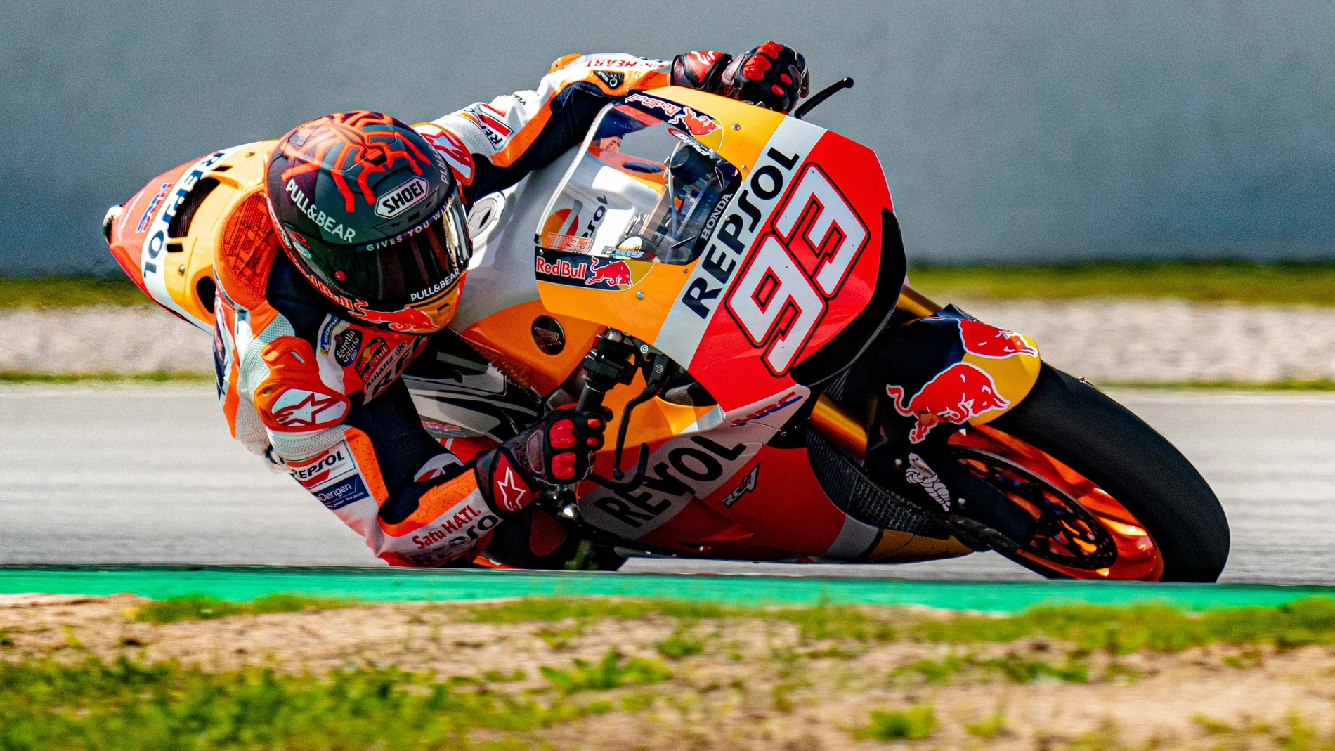 Marc Márquez, entrenando hace unos días en Montmeló