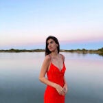 Mery Turiel con el vestido lencero más bonito de Zara.