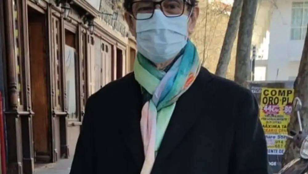 El actor barcelonés Jordi Sánchez tras recibir el alta hospitalaria por Covid-19JORDI SÁNCHEZ / @JORDISANCHEZ_AC17/03/2021