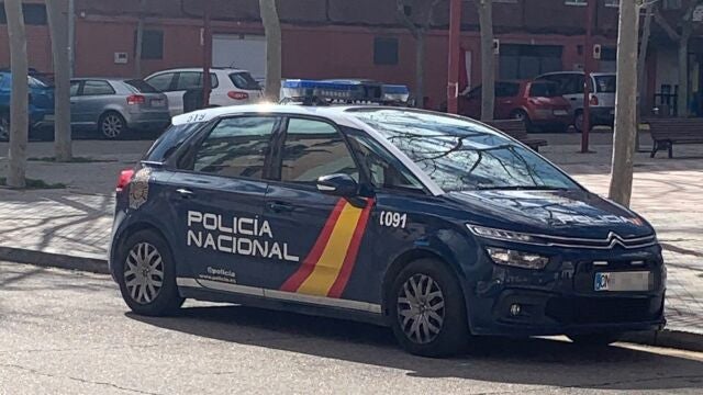Un coche patrulla de la Policía Nacional.