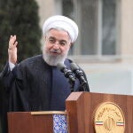 El presidente iraní Hasán Rohaní