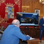 El presidente de la Diputación de Zamora, Francisco José Requejo, da la bienvenida a los socios del proyecto