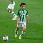 Diego Lainez con el Real Betis.