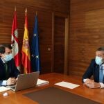 El presidente de la Junta, Alfonso Fernández Mañueco, se reúne con Pedro Pascual, procurador de Por Ávila