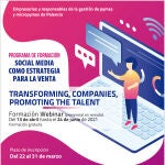 Cartel anunciador del curso de la Diputación de Palencia