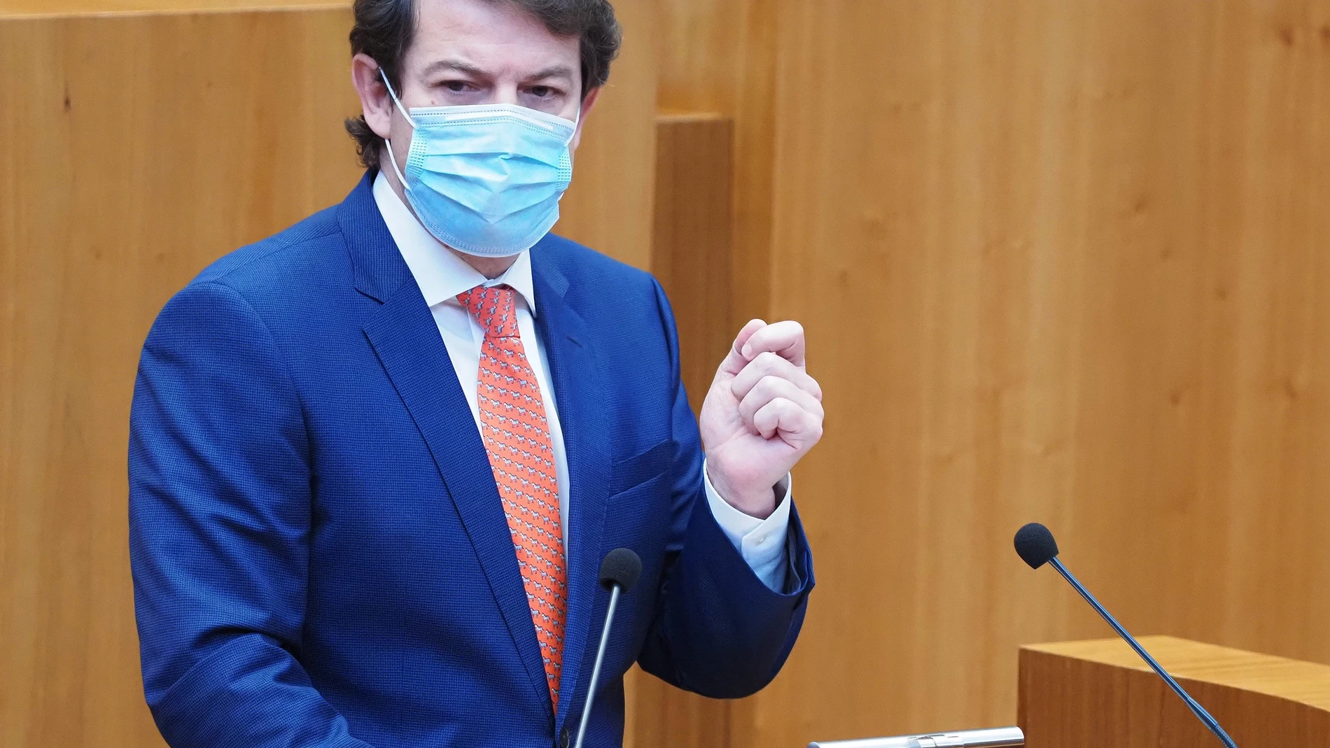 El presidente de Castilla y León, Alfonso Fernández Mañueco