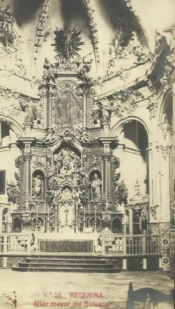 Altar mayor del Salvador, Requena