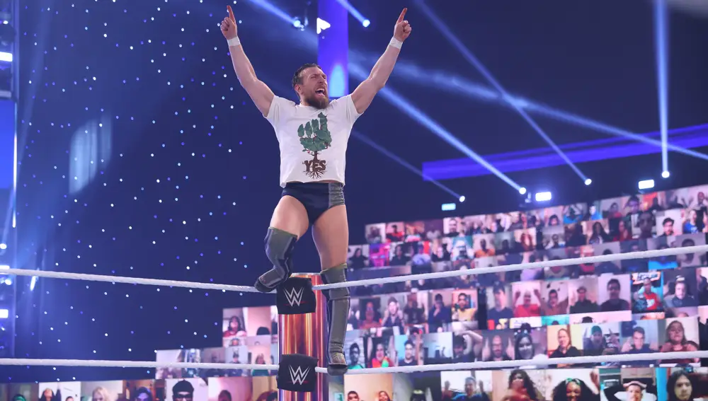 El luchador de WWE y candidato al título en WrestleMania, Daniel Bryan / WWE