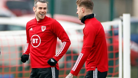 Gareth Bale, con la selección galesa