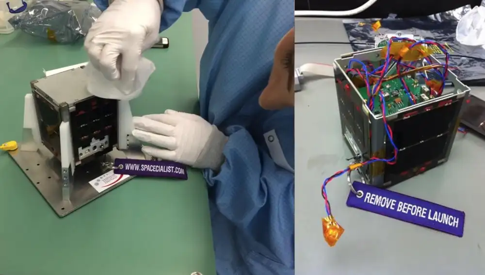 Unos 30 estudiantes de Madrid construyen y lanzan un nanosatélite al espacio en un proyecto con Israel