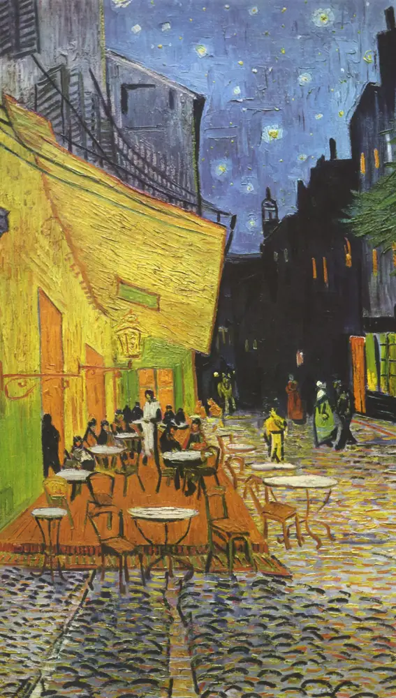 &quot;Terraza de café por la noche&quot;, de Van Gogh