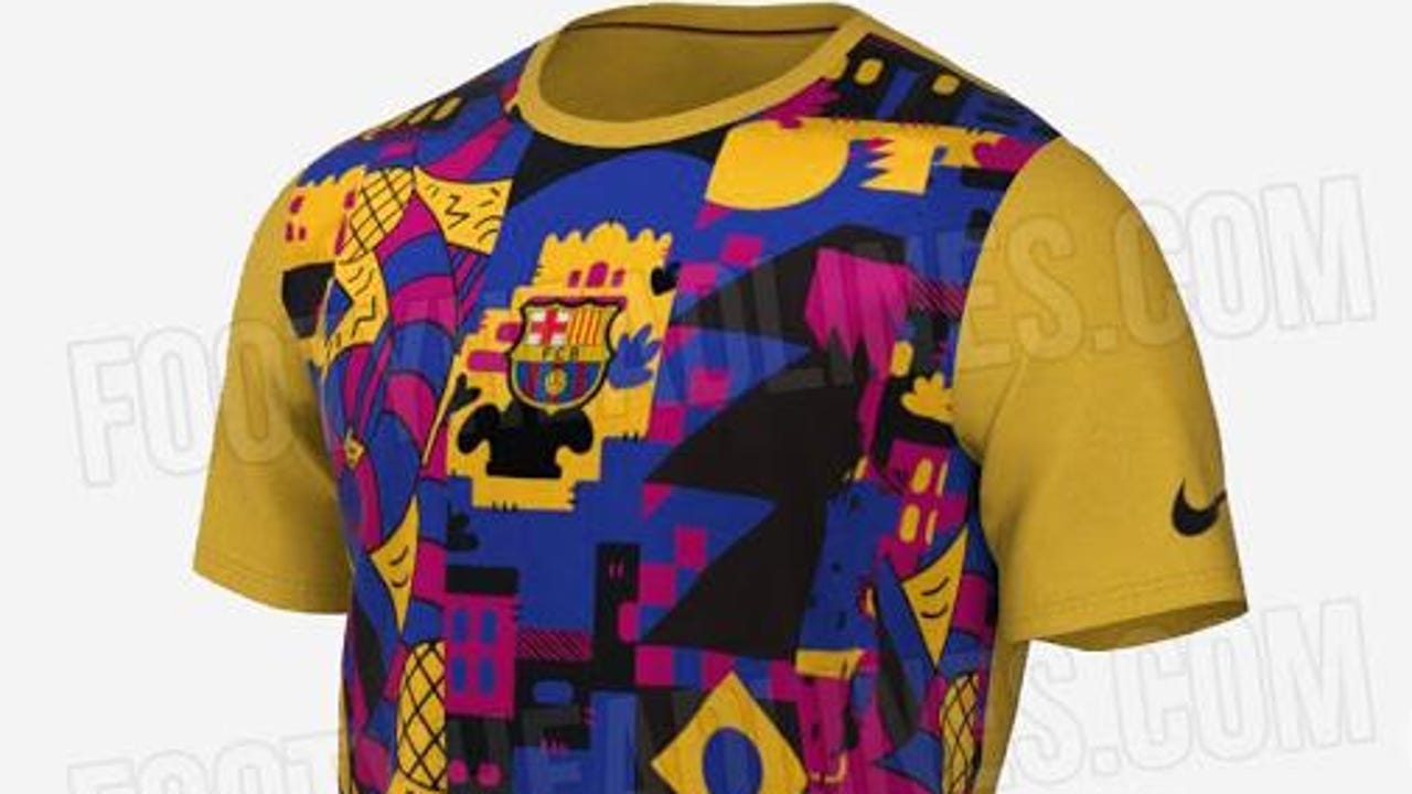 Así es la indescriptible nueva camiseta filtrada del Barça