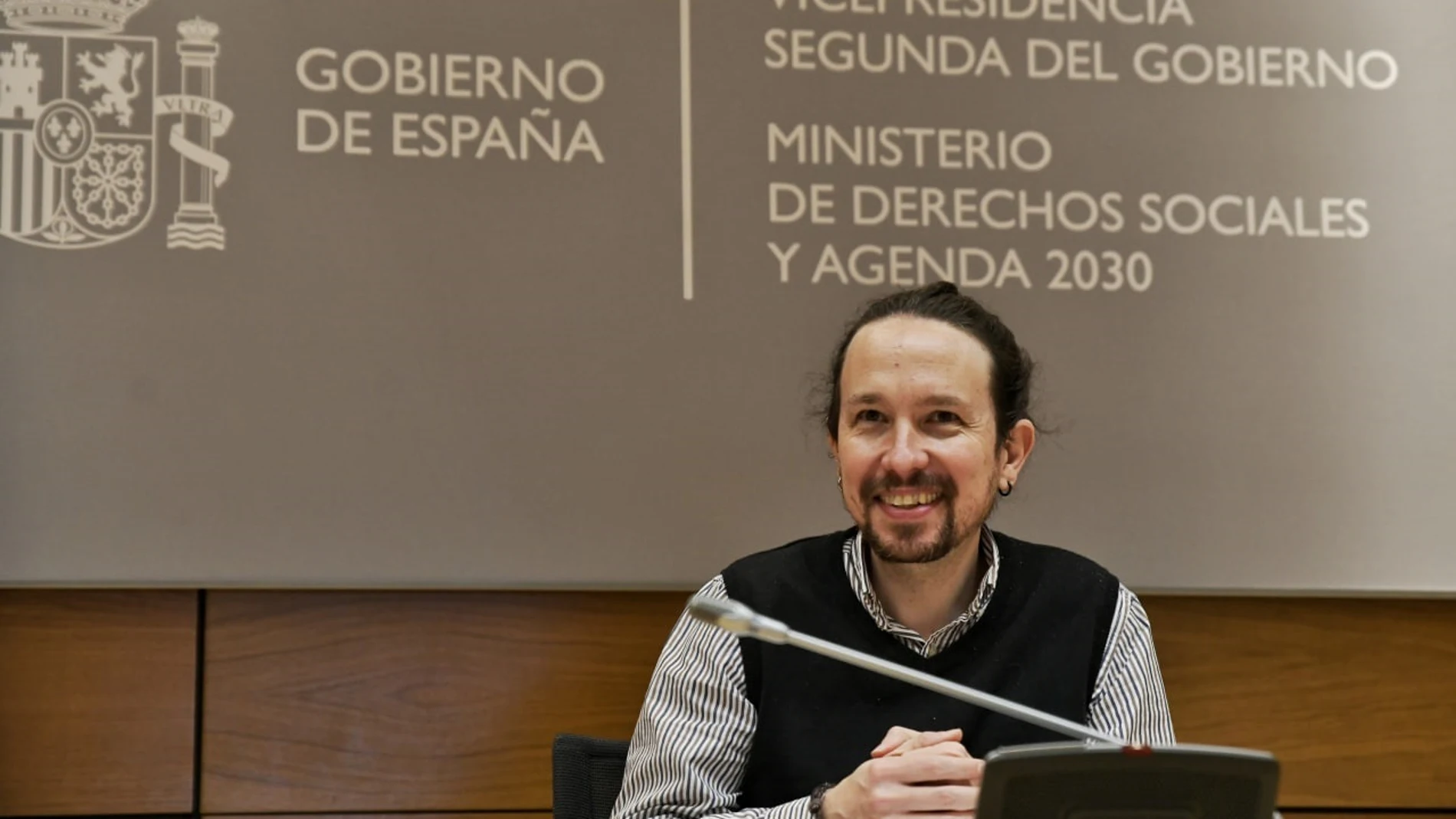 El vicepresidente de Derechos Sociales y Agenda 2030, Pablo IglesiasMINISTERIO DE DERECHOS SOCIALES 25/03/2021