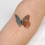 Un autorretrato de Van Gogh tatuado por Caótida dentro de una mariposa