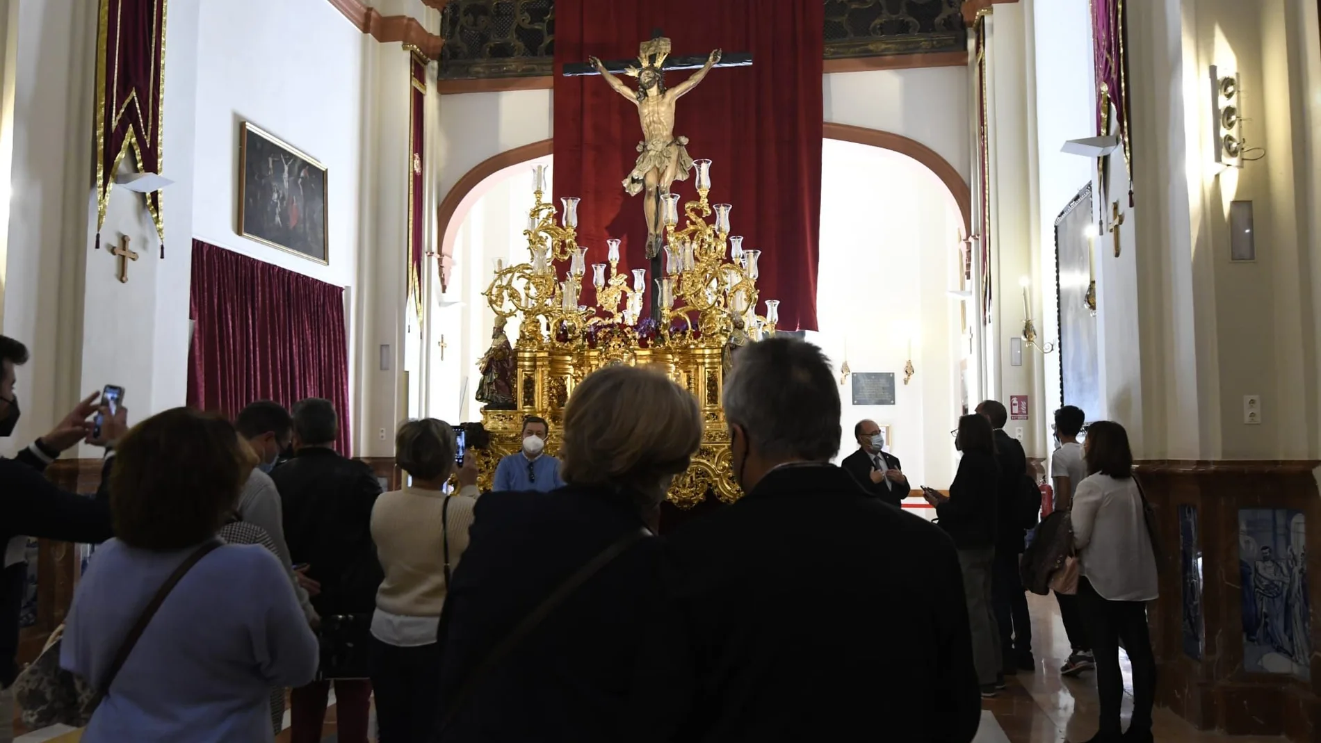 Paso del Cristo de la Expiración, de la hermanad del Cachorro de Sevilla