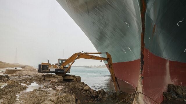 El bloqueo del canal de Suez