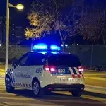 Una patrulla de la Policía Local de Valladolid durante uno de los controles
