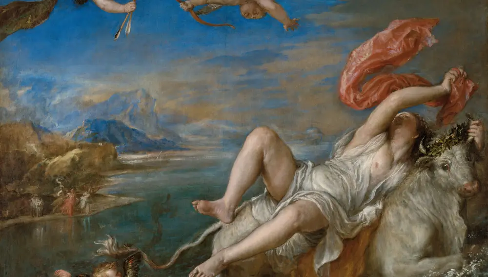 «El rapto de Europa», una de las «Poesías» de Tiziano