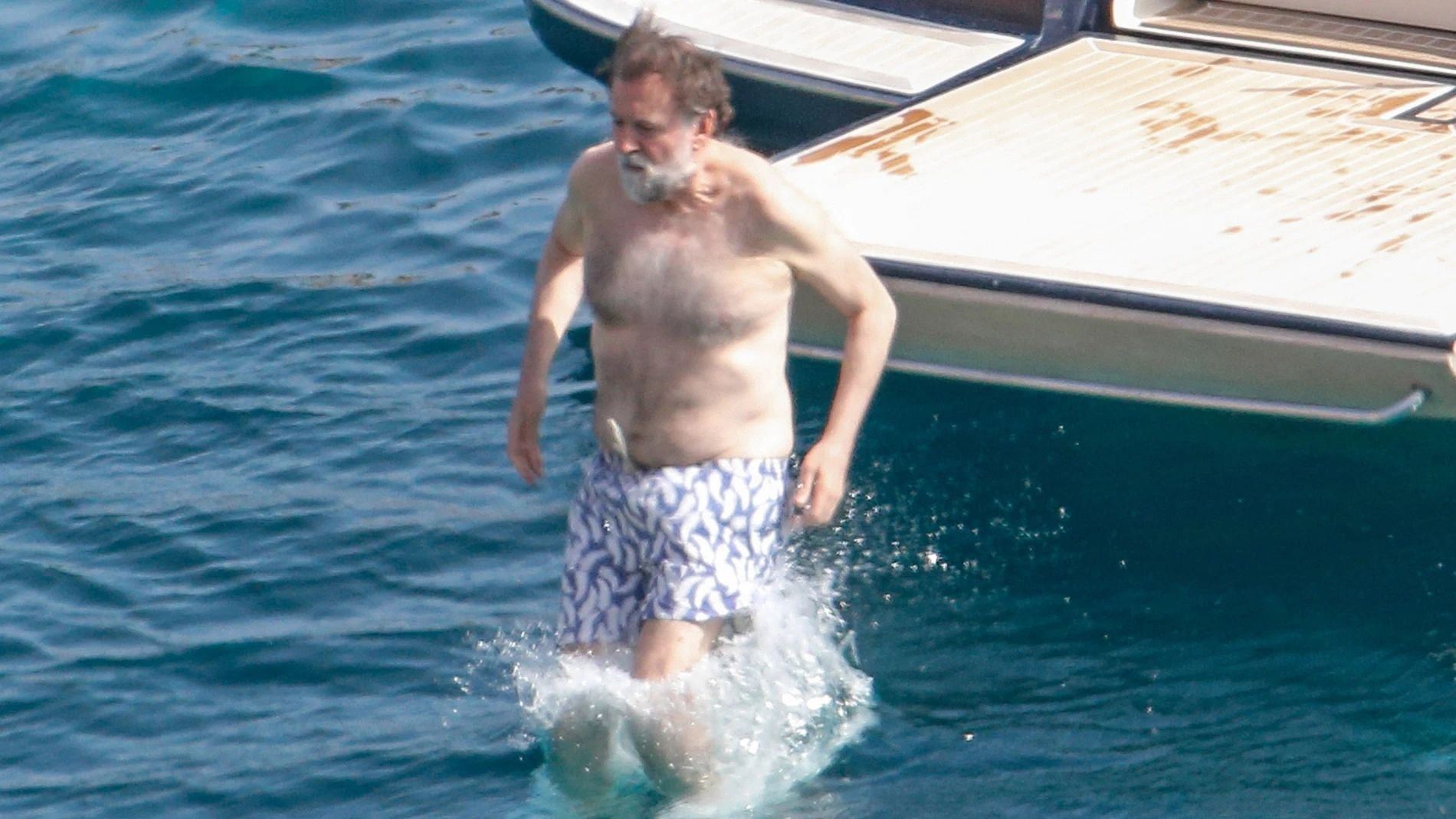Mariano Rajoy en vacaciones