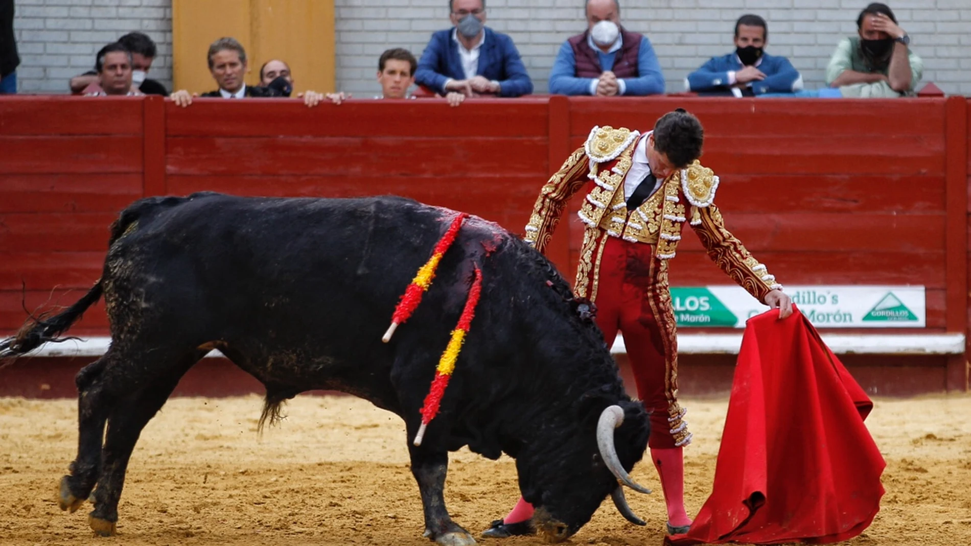 Daniel Luque, en el quinto