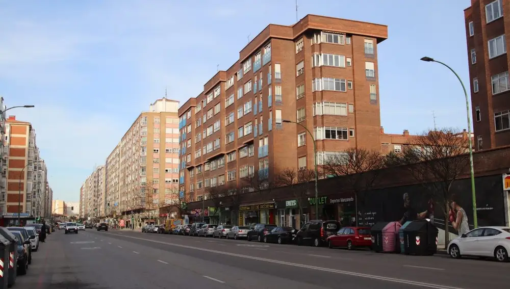 Bulevard del barrio de Gamonal de Burgos