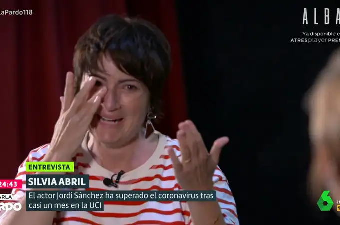 Silvia Abril recuerda entre lágrimas los días que pasó Jordi Sánchez en la UCI: “Se despertó fatal”