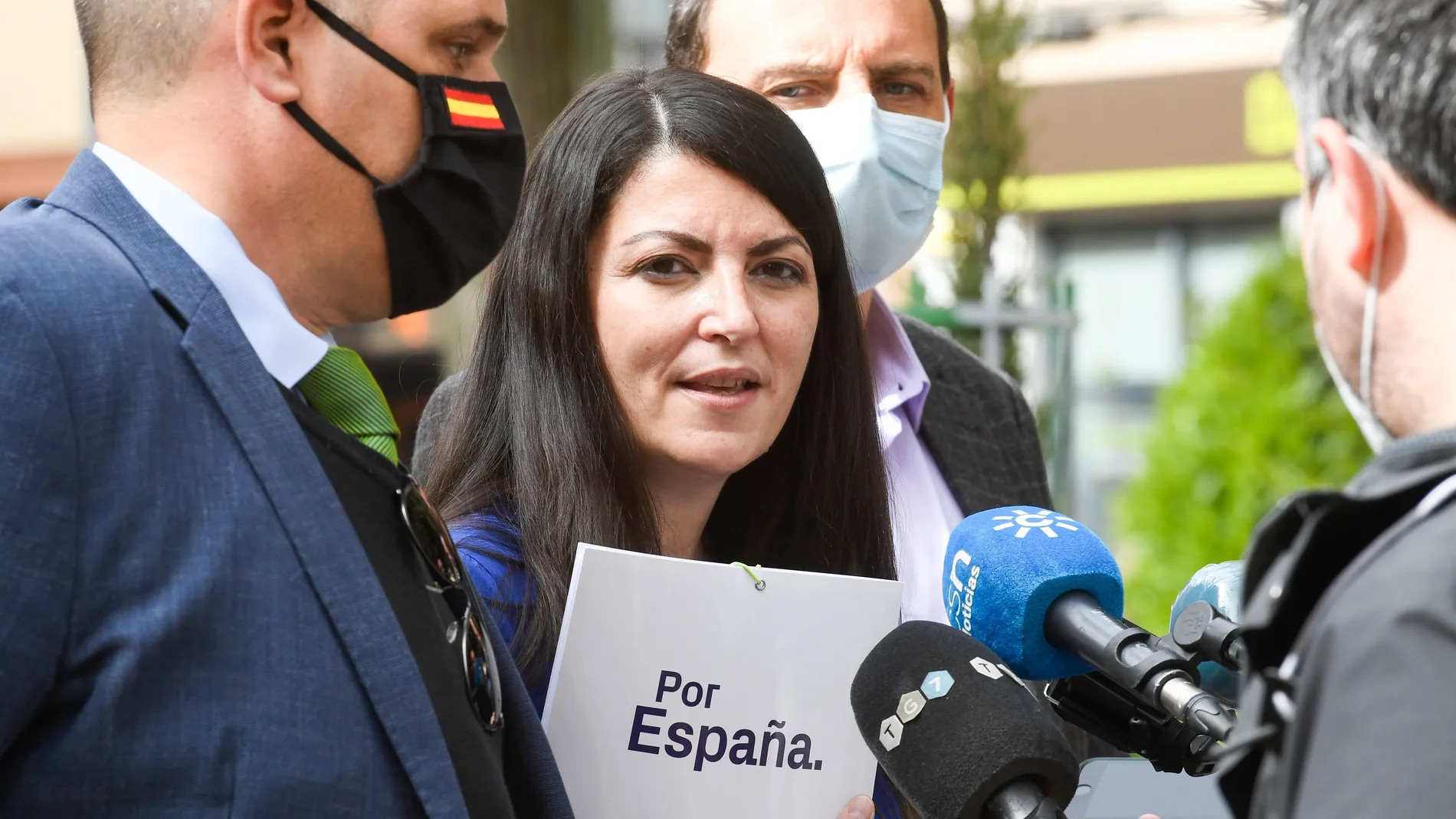 La diputada por Granada y portavoz adjunta del Grupo Parlamentario Vox, Macarena Olona. EFE/Miguel Ángel Molina
