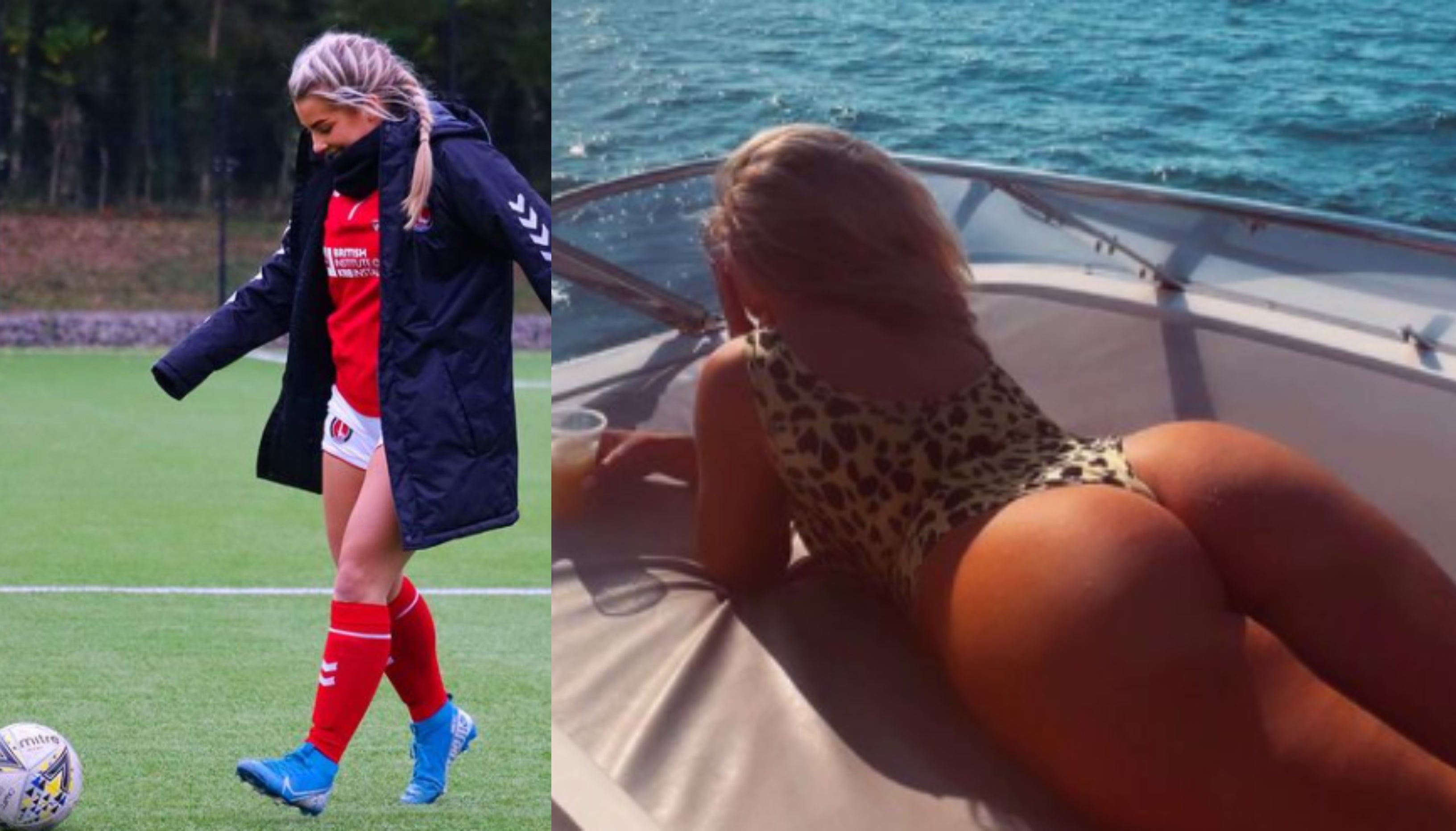 La futbolista despedida que arrasa en “Onlyfans”, vuelve a los  entrenamientos