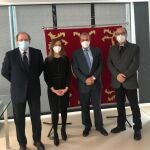 Pleno del Consejo Consultivo, con Juan Vicente Herrera, María del Valle Ares, Agustín Sánchez de Vega y Francisco Ramos