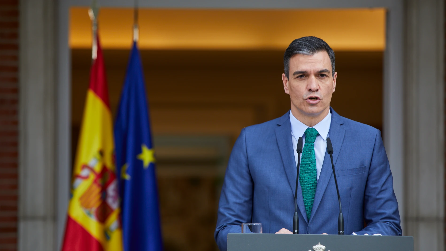 El presidente del Gobierno, Pedro Sánchez, comparece ante los medios para informar sobre los cambios en el Ejecutivo