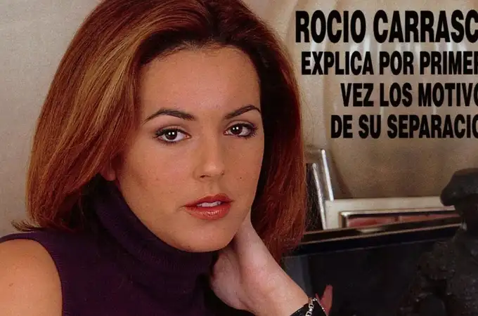 Las dos versiones de Rocío Carrasco de su separación de Antonio David